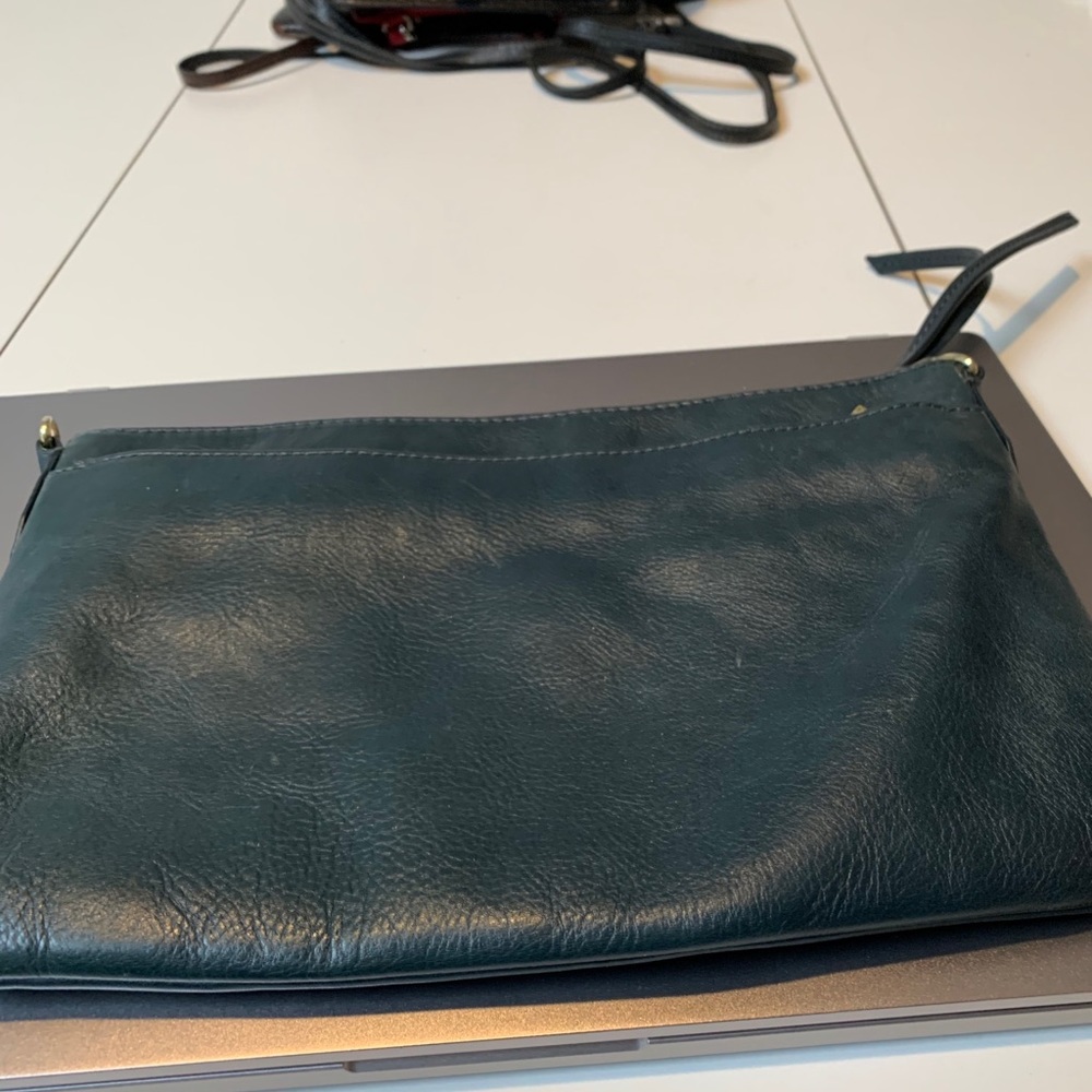 Fossil navy blue purse. Shoulder strap